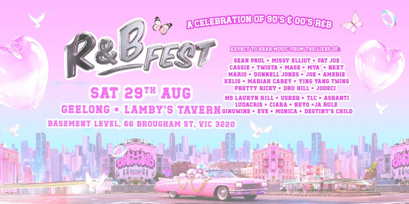 R&B Fest Is Coming To Geelong!