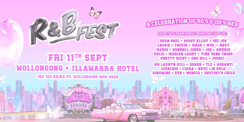 R&B Fest Is Coming To Wollongong!