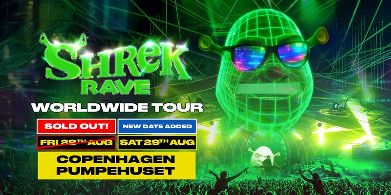Shrek Rave Is Coming To Copenhagen!