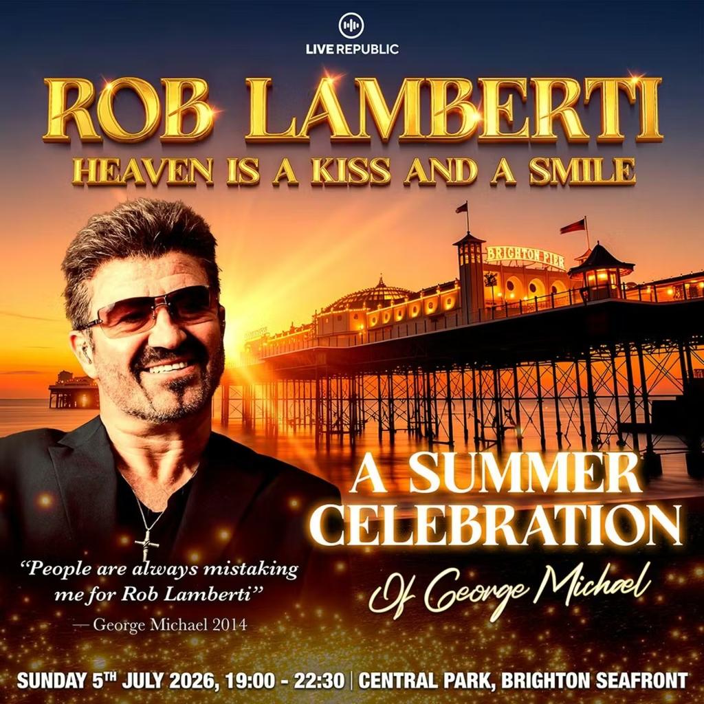Rob Lamberti presents George Michael |Central Park Brighton
