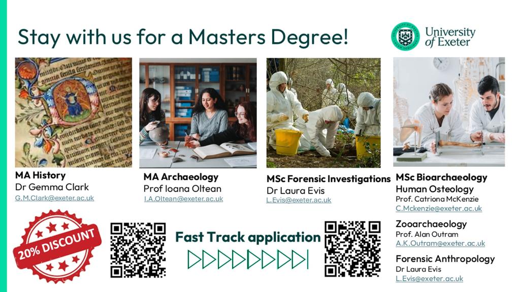Archaeology and History Masters fair
