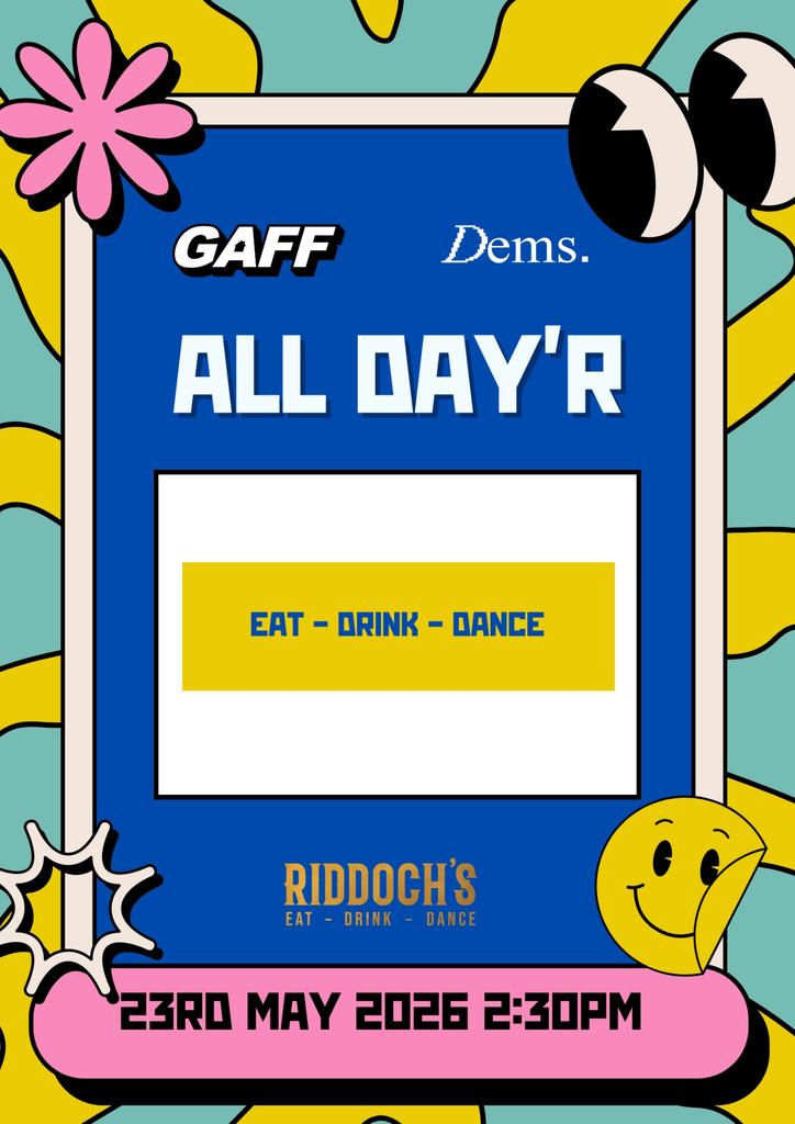 GAFF X DEMS : ALL DAY'R