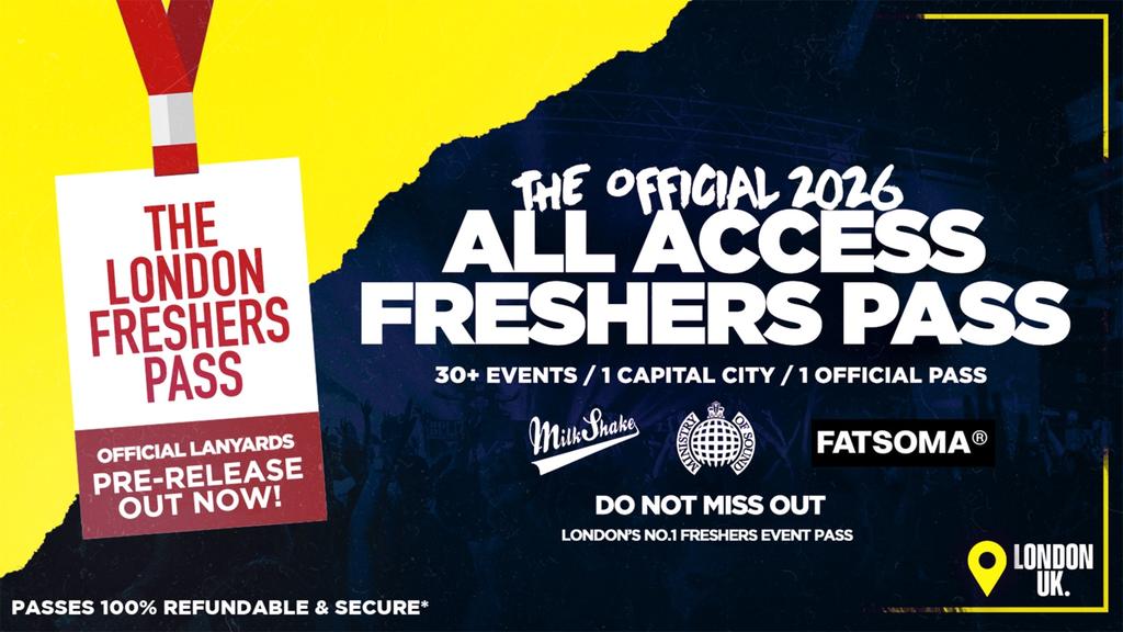 The Official All Access London Freshers Pass 2026 🚨