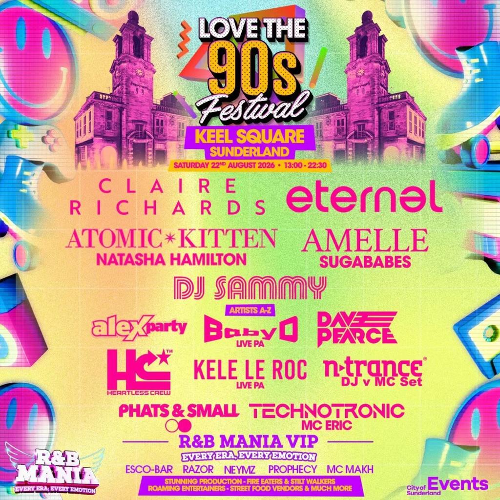 CLAIRE RICHARDS, ETERNAL & MORE| Love the 90s Fest