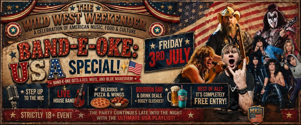 Band-e-oke: USA Special - Free Entry