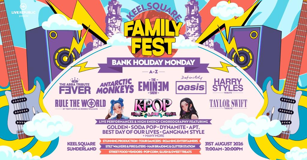 Family Fest ft. K-Pop Live | Keel Square, Sunderland