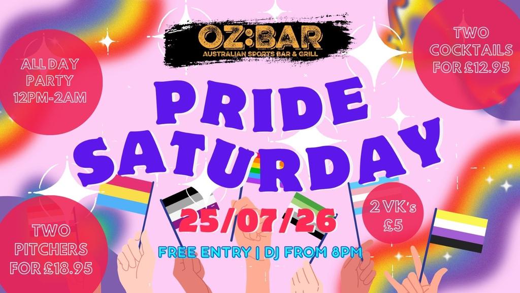 PRIDE Saturday | OZ:BAR