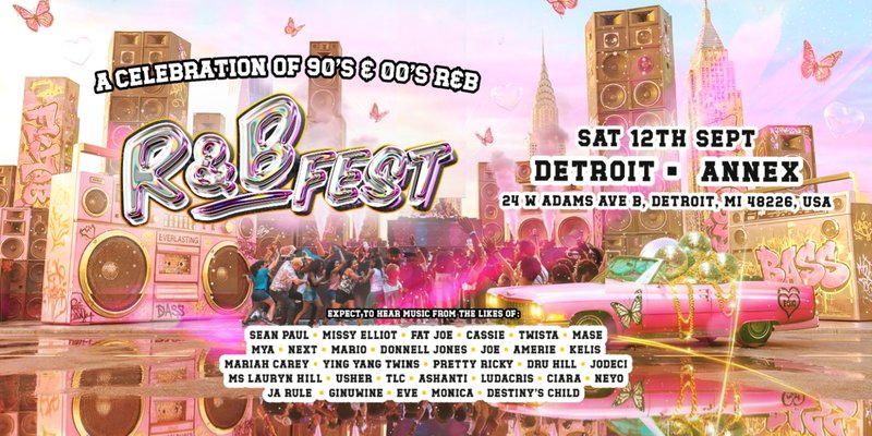 R&B Fest Is Coming To Detroit!
