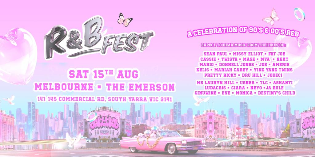 R&B Fest Is Coming To Melbourne!