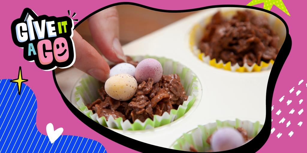 Give It A Go: Easter Chocolate Nest Making!