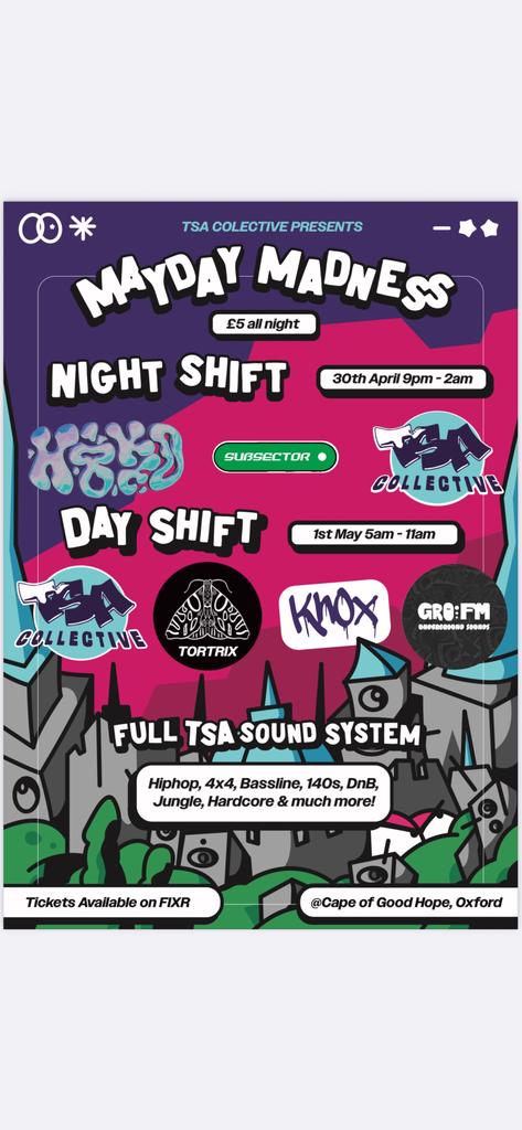TSA Collective presents: Mayday Madness tickets on Thursday, Apr