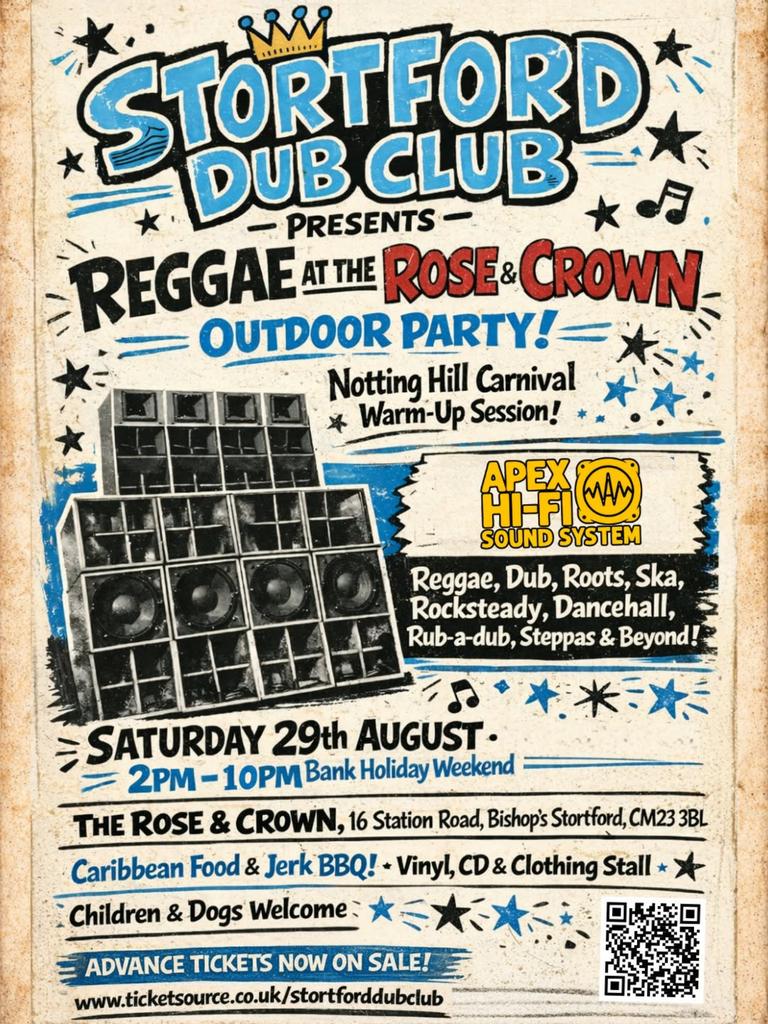 Stortford Dub Club x Apex Hi-Fi | The Rose & Crown