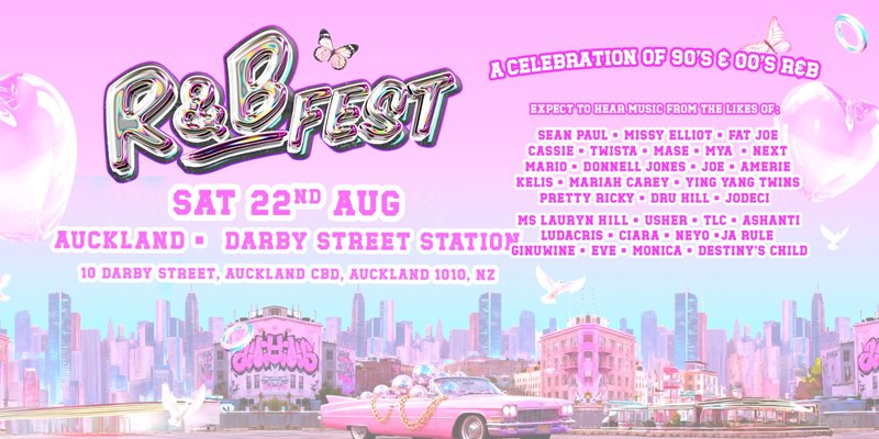 R&B Fest Is Coming To Auckland!