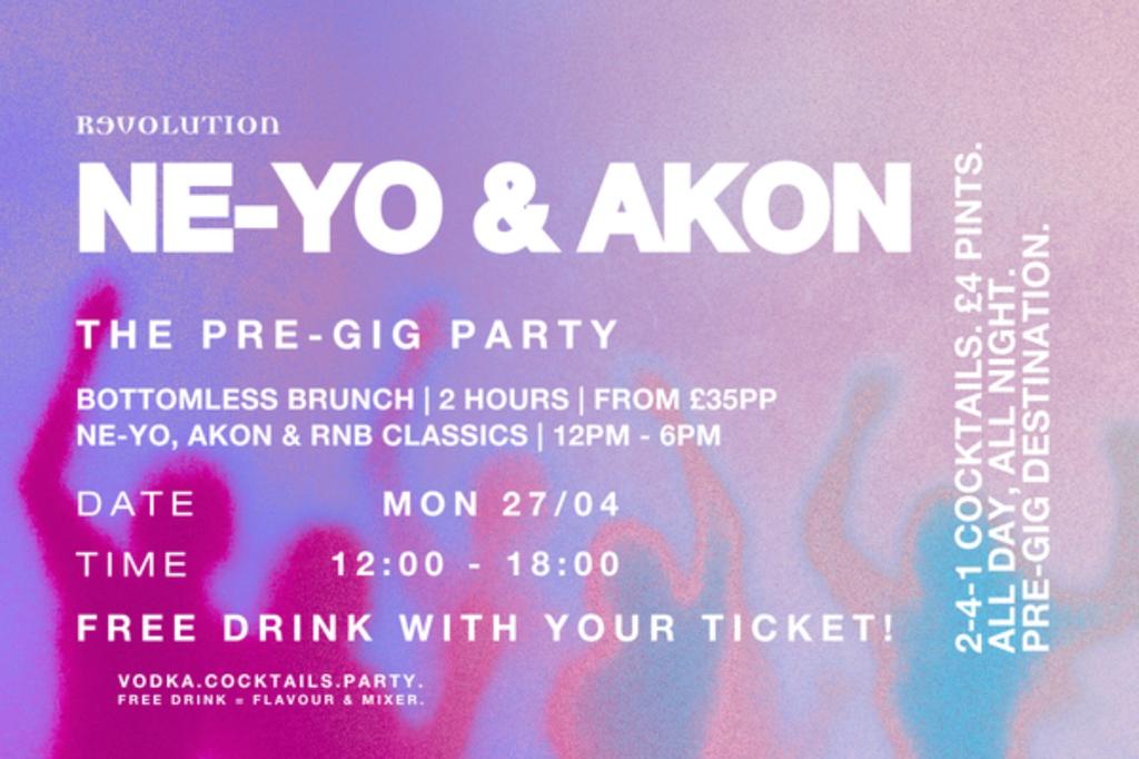 NE-YO & AKON PRE-GIG PARTY