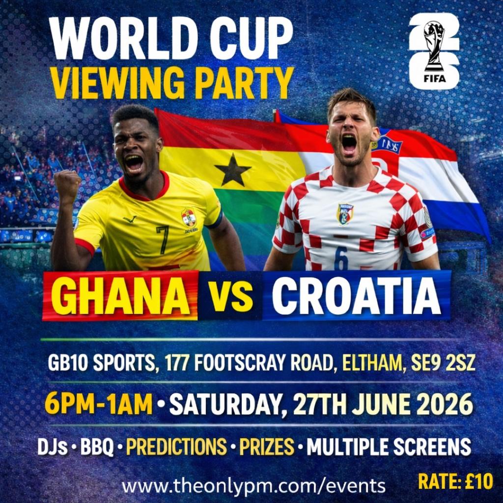 World Cup Viewing Party - Ghana vs Croatia