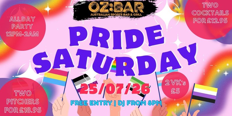 PRIDE Saturday | OZ:BAR