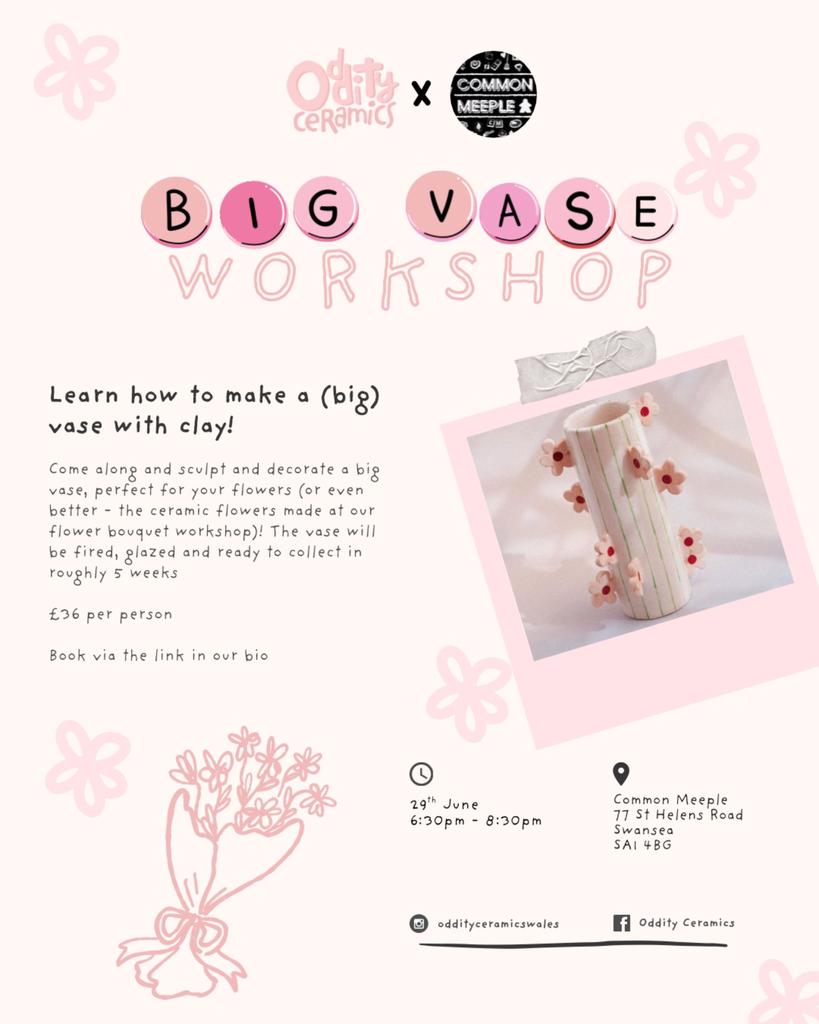 Big Vases Pottery Workshop @ Common Meeple
