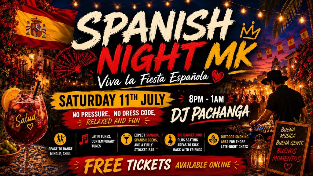 Spanish Night MK - Free Entry
