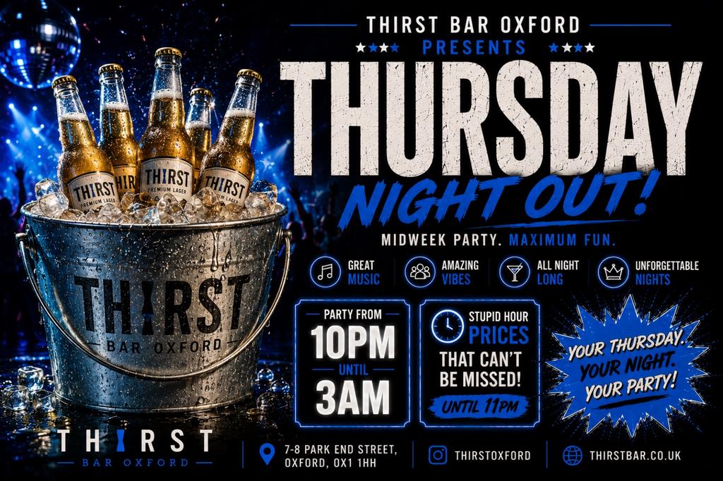 Thursday at Thirst