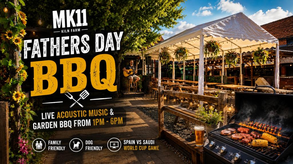 Fathers Day BBQ - Live Music & Garden BBQ - Free Entry