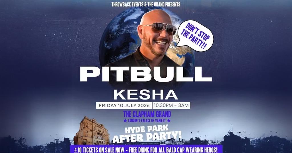 Pitbull & Kesha Hyde Park After Party! (London)