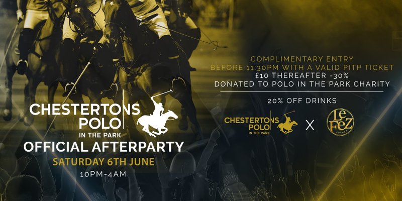 Afterdark presents Chestertons Official Polo After Party