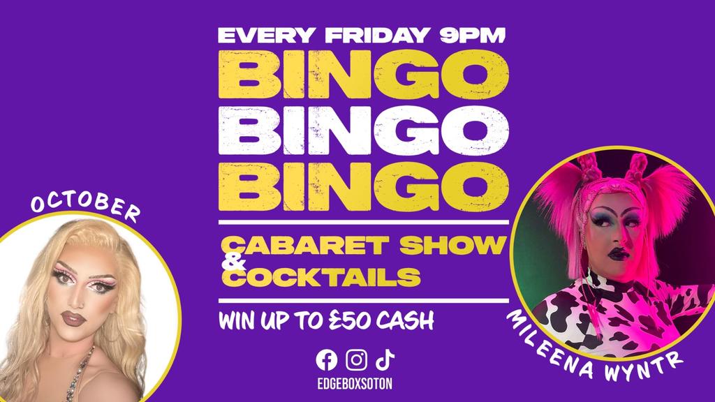 Drag Bingo, Cabaret & Cocktails - WIN £50 CASH + MORE