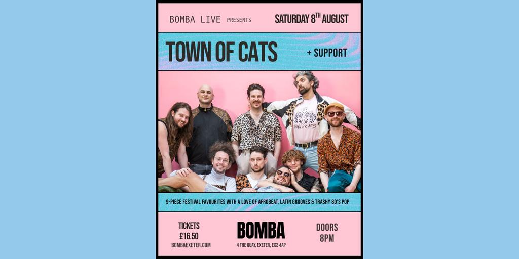 Bomba Live: TOWN OF CATS - 08.08.26