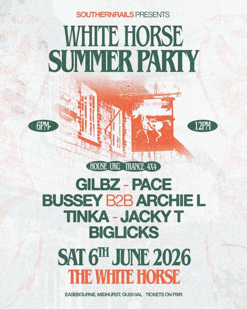 Southernrails presents the white horse summer party