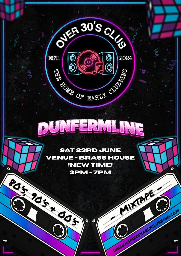Over 30s Club Presents Daytime Disco - Dunfermline