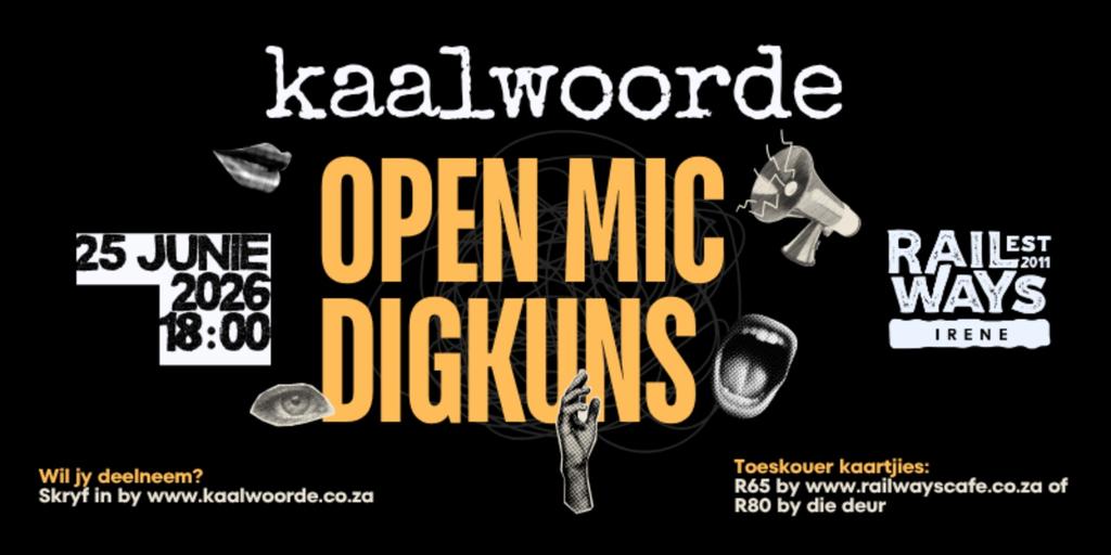 Kaalwoorde - Open Mic Night