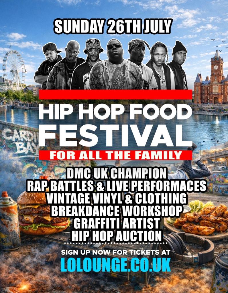 HIP HOP FAMILY FOOD FESTIVAL 🎤🍔💥