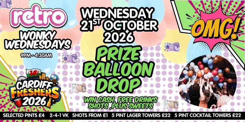 Freshers 2026 - Massive Cash Balloon Drop