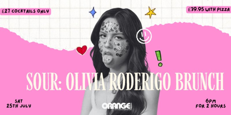 SOUR: Olivia Rodrigo Brunch tickets on Saturday 25 Jul | Orange
