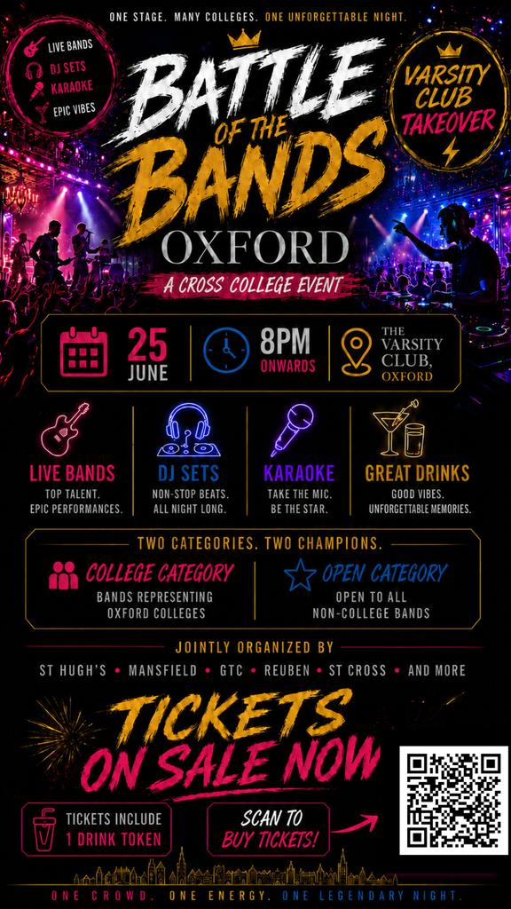 Battle of the Bands Oxford