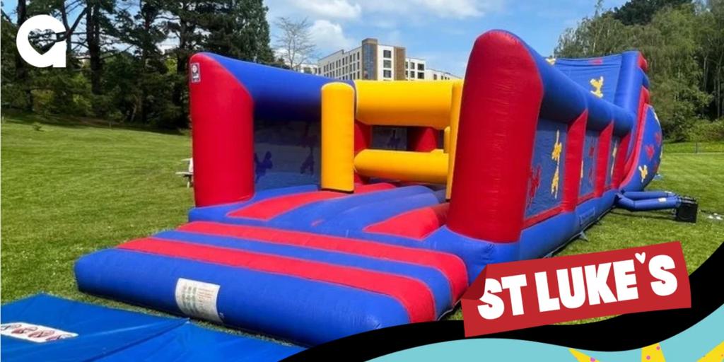 Inflatable Assault Course on St Luke's Quad