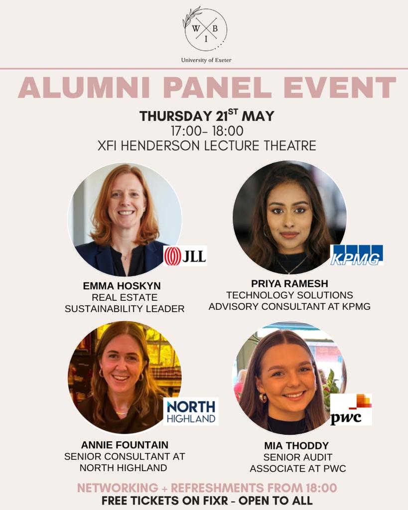 WIB Alumni Panel & Networking Drinks 🍸