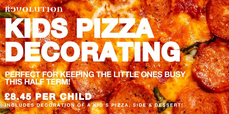 Kids Pizza Decorating @ Revolution Newcastle