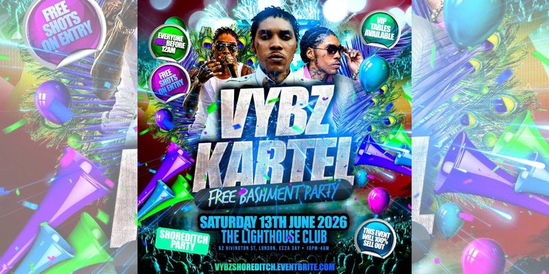 Vybz Kartel - Free Bashment Party - Everyone Free Before 12AM