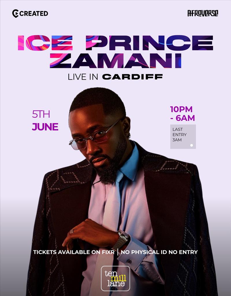 ICE PRINCE ZAMANI LIVE IN CARDIFF ✨