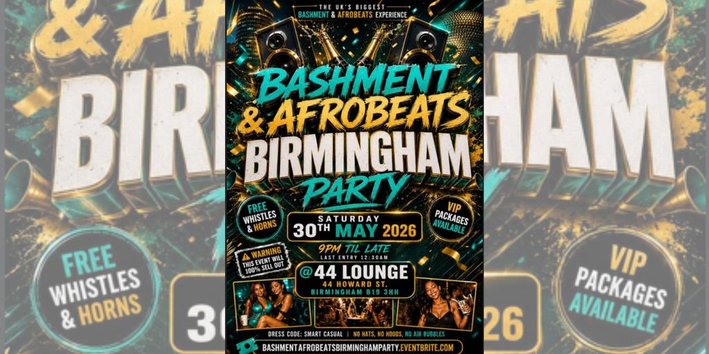 Bashment & Afrobeats - Birmingham Party