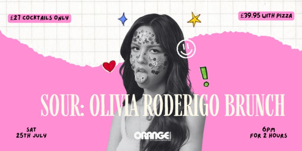 SOUR: Olivia Rodrigo Brunch tickets on Saturday 25 Jul | Orange