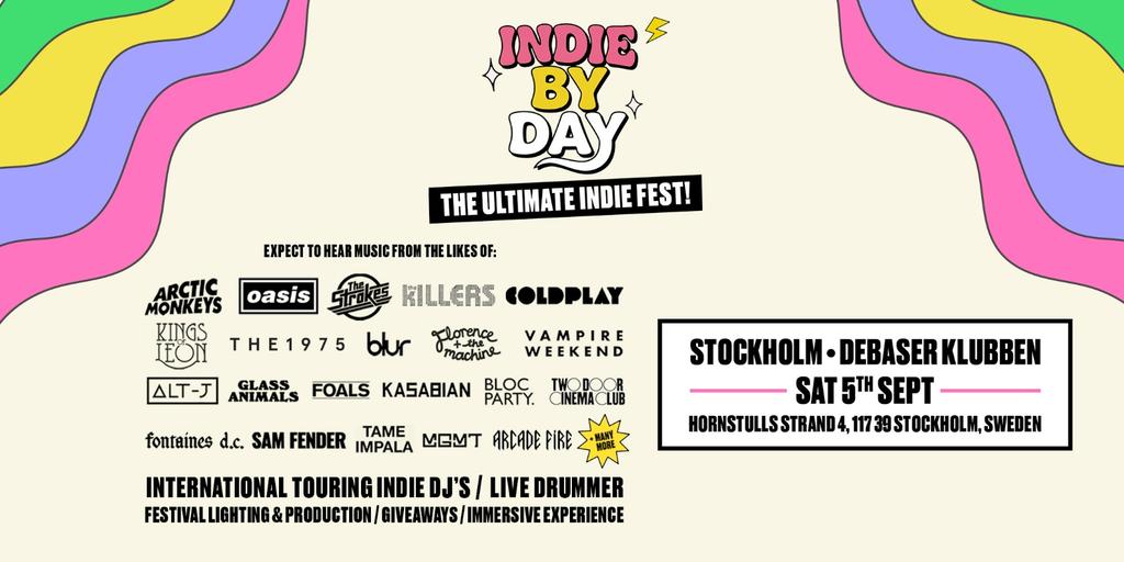 Indie By Day Is Coming To Stockholm!