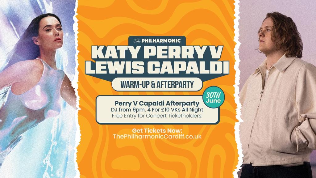 KATY PERRY V LEWIS CAPALDI AFTERPARTY