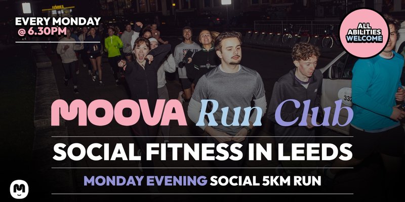 THE FINAL MOOVA MONDAYS - Evening Social 5km Run - Mon 8th June