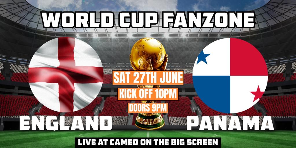 ENGLAND vs PANAMA - LIVE on the BIG Screen! ⚽️
