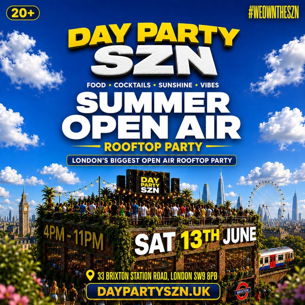 DAY PARTY SZN - London's Biggest Open Air Day Party (1000 Ravers)