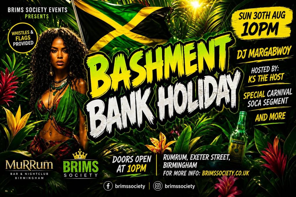 BASHMENT BANK HOLIDAY SPECIAL🎉🔥 | CARNIVAL VIBES😱