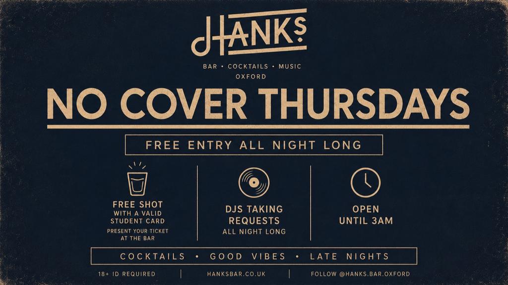 NO COVER THURSDAYS