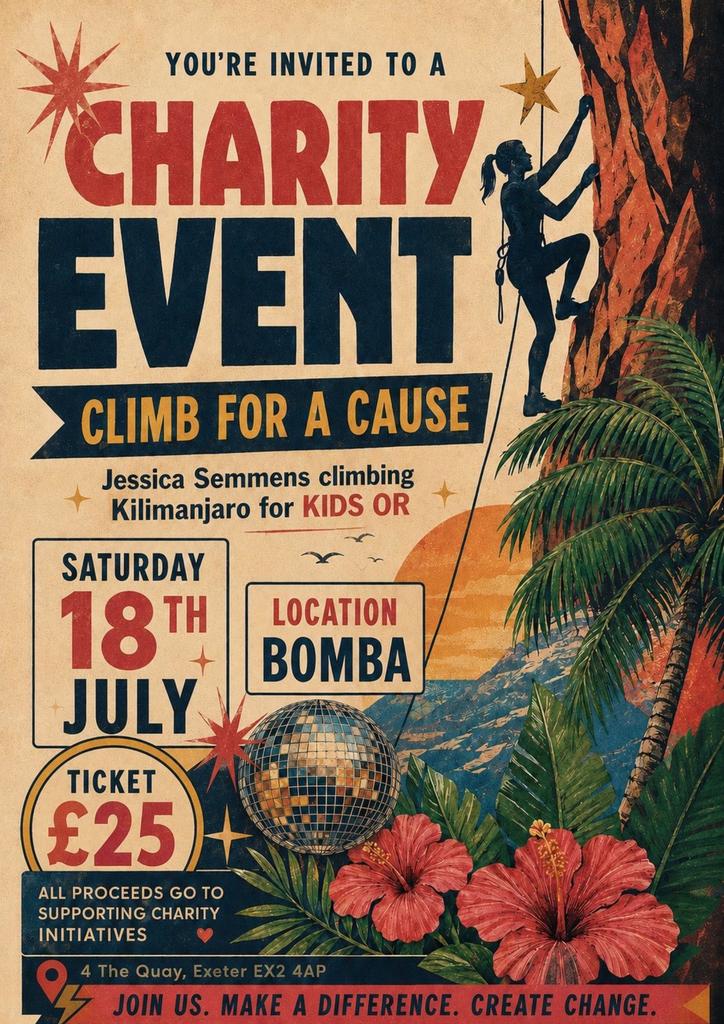 Climb for a cause Exeter 18/07/26